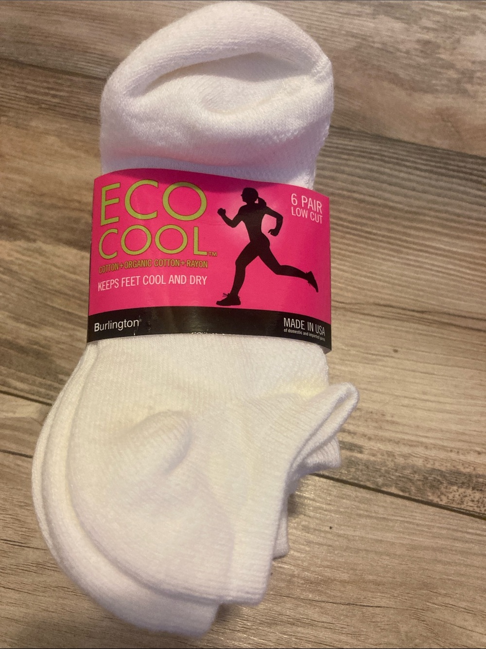 Burlington Ecko Cool 6 Pair Low Cut Women’s Socks NWT